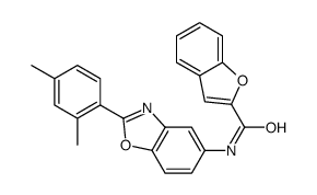 N-[2-(2,4-dimethylphenyl)-1,3-benzoxazol-5-yl]-1-benzofuran-2-carboxamide Structure