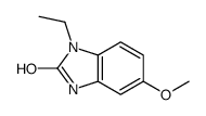 2H-Benzimidazol-2-one,1-ethyl-1,3-dihydro-5-methoxy-(9CI) structure