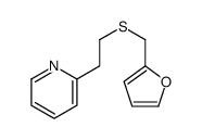 2-[2-(furan-2-ylmethylsulfanyl)ethyl]pyridine结构式