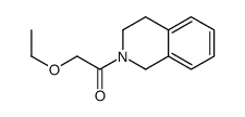 Isoquinoline, 2-(ethoxyacetyl)-1,2,3,4-tetrahydro- (9CI) Structure