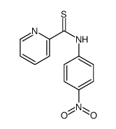 N-(4-nitrophenyl)pyridine-2-carbothioamide结构式