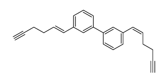 3,3'-Di-(1-hexen-5-inyl)-biphenyl Structure