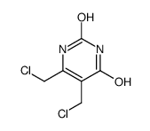 5,6-bis(chloromethyl)-1H-pyrimidine-2,4-dione结构式