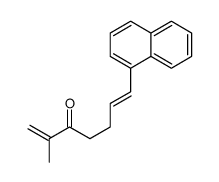 2-methyl-7-naphthalen-1-ylhepta-1,6-dien-3-one结构式