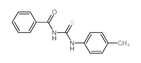 Urea, 1-benzoyl-2-thio-3-p-tolyl-结构式