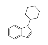 1H-INDOLE,1-CYCLOHEXYL-结构式