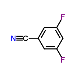 3,5-Difluorobenzonitrile Structure