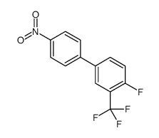 1-fluoro-4-(4-nitrophenyl)-2-(trifluoromethyl)benzene Structure