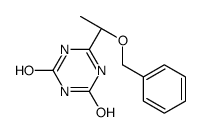 6-[(1R)-1-phenylmethoxyethyl]-1H-1,3,5-triazine-2,4-dione结构式