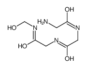 2-amino-N-[2-[[2-(hydroxymethylamino)-2-oxoethyl]amino]-2-oxoethyl]acetamide结构式