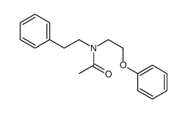 N-Phenethyl-N-(2-phenoxyethyl)acetamide结构式