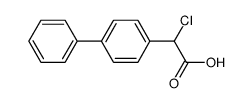 Biphenyl-4-yl-chloro-acetic acid Structure