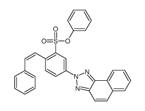 phenyl 4-(2H-naphtho[1,2-d]triazol-2-yl)stilbene-2-sulphonate结构式