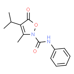 2(5H)-Isoxazolecarboxamide,3-methyl-4-(1-methylethyl)-5-oxo-N-phenyl-(9CI) picture