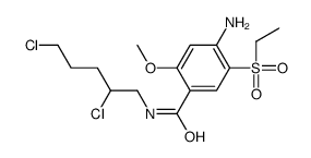 4-amino-N-(2,5-dichloropentyl)-5-(ethylsulphonyl)-2-methoxybenzamide picture