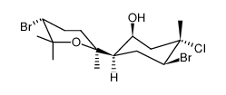 (1S,5R)-4α-Bromo-2α-[(2S,5R)-tetrahydro-5-bromo-2,6,6-trimethyl-2H-pyran-2-yl]-5α-chloro-5-methylcyclohexanol picture