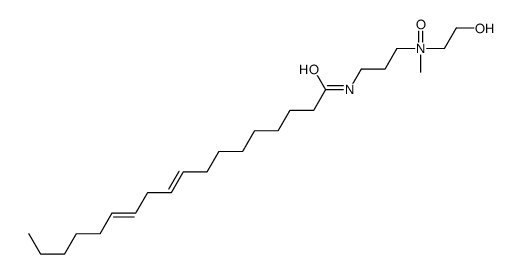 N-[3-[(2-Hydroxyethyl)methylamino]propyl]-9,12-octadecadienamide N-oxide structure