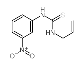 3-(3-nitrophenyl)-1-prop-2-enyl-thiourea结构式