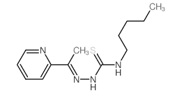 3-pentyl-1-(1-pyridin-2-ylethylideneamino)thiourea结构式