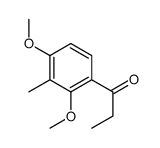 2'',4''-DIMETHOXY-3''-METHYLPROPIOPHENONE结构式