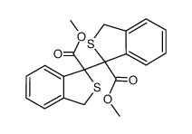 1,1',3,3'-tetrahydro-1,1'-dimethoxycarbonyl-1,1'-dibenzo[c]thiophene结构式