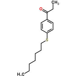 1-[4-(Heptylsulfanyl)phenyl]-1-propanone结构式