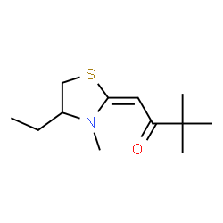 2-Butanone,1-(4-ethyl-3-methyl-2-thiazolidinylidene)-3,3-dimethyl-(9CI) picture