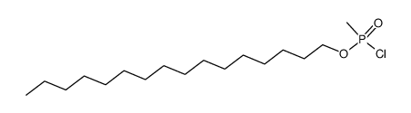 hexadecyl methylphosphonochloridate Structure