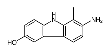 7-amino-8-methyl-9H-carbazol-3-ol Structure