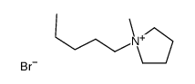 1-methyl-1-pentylpyrrolidin-1-ium,bromide Structure