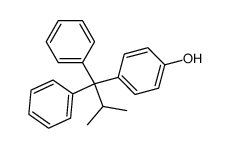 4-Hydroxy-1-(2-methyl-1.1-diphenyl-propyl)-benzol Structure