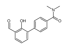 4-(3-formyl-2-hydroxyphenyl)-N,N-dimethylbenzamide Structure