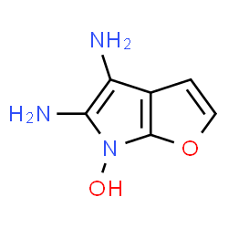 6H-Furo[2,3-b]pyrrole-4,5-diamine,6-hydroxy- structure