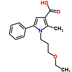 1-(3-Ethoxypropyl)-2-methyl-5-phenyl-1H-pyrrole-3-carboxylic acid图片