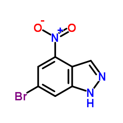 6-Bromo-4-nitro-1H-indazole Structure