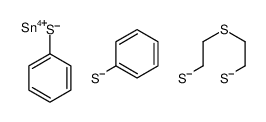 2,2-bis(phenylsulfanyl)-1,3,6,2-trithiastannocane Structure