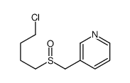 3-(4-chlorobutylsulfinylmethyl)pyridine Structure