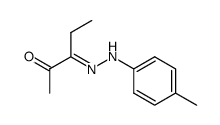 Pentane-2,3-dione 3-(p-tolylhydrazone)结构式