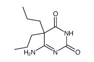 6-amino-5,5-dipropyl-5H-pyrimidine-2,4-dione Structure