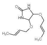 4,5-bis[(E)-but-2-enoxy]imidazolidin-2-one结构式