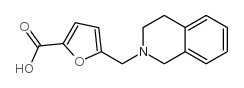 5-(3,4-dihydro-1H-isoquinolin-2-ylmethyl)furan-2-carboxylic acid picture