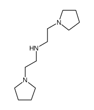 1-Pyrrolidineethanamine, N-[2-(1-pyrrolidinyl)ethyl] Structure