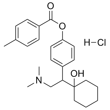 Ansofaxine hydrochloride Structure