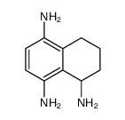 5,6,7,8-tetrahydronaphthalene-1,4,5-triamine结构式