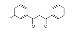 1-(3-fluorophenyl)-3-phenylpropane-1,3-dione结构式