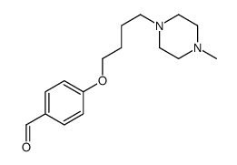 4-[4-(4-methylpiperazin-1-yl)butoxy]benzaldehyde结构式