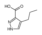 Pyrazole-3(or 5)-carboxylic acid, 4-propyl- (7CI) structure