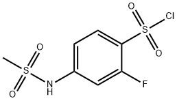 2-fluoro-4-methanesulfonamidobenzene-1-sulfonyl chloride picture