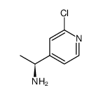 (S)-1-(2-氯吡啶-4-基)乙胺结构式