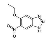 5-ethoxy-6-nitrobenzotriazole结构式